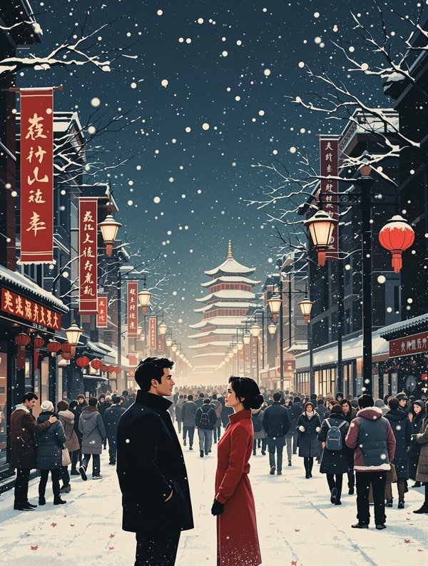 影片《十年之约》海报,发生在北京的婚姻、爱情电影作品
