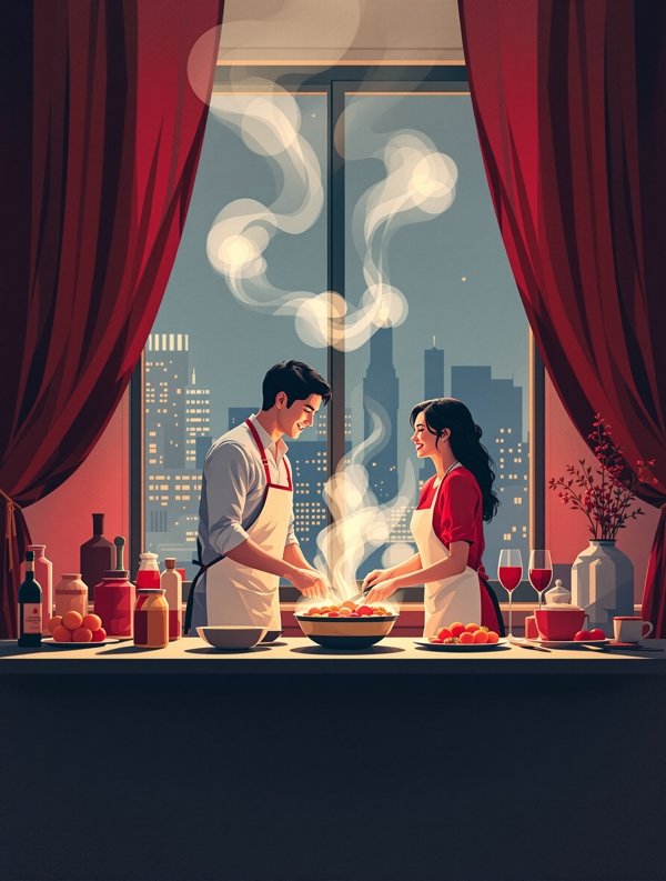 影片《婚姻练习册》海报，发生在上海的都市情感剧、婚姻作品