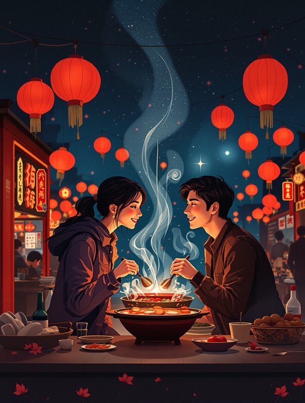 影片《心跳瞬间》海报,发生在成都的都市情感剧作品